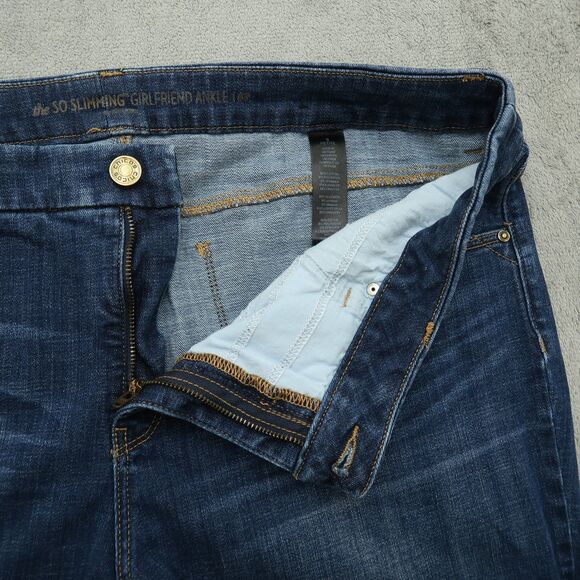 Chico's Jeans Women's 3P US-16P High-Rise Slimming Girlfriend Ankle 25" Inseam - Picture 2 of 16